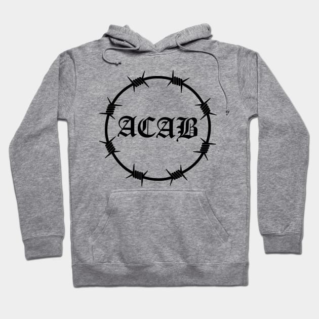 ACAB Barbed wire Hoodie by Smurnov